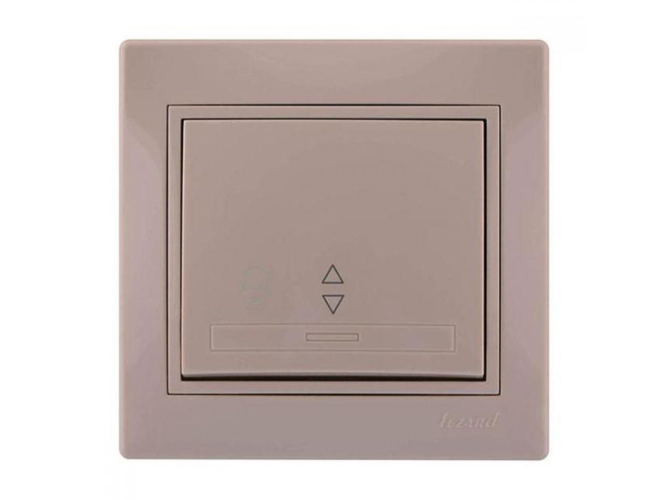 Выключатель Karea 1 клав латунь проходной