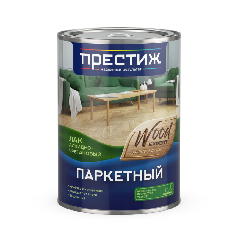 Лак паркетный Престиж алкидно-уретановый 5 кг матовый