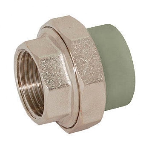 Муфта раз.(Американка) вн.р. ПП 63х2 (16/2) 10155050Г серая УЦЕНКА
