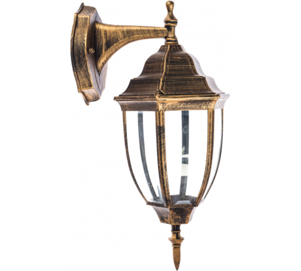 Светильник Feron PL6002 60W Е27 чер зол (вниз) УЦЕНКА