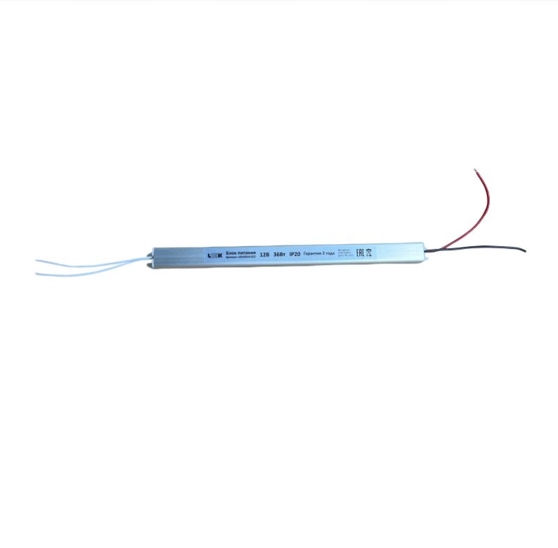 Блок питания для с/д ленты ультратонкий 12В 36Вт IP20