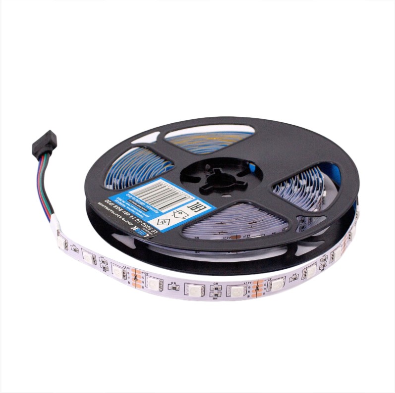 Лента с/д LE 5050-60 14,4Вт RGB IP20 12В (5м)